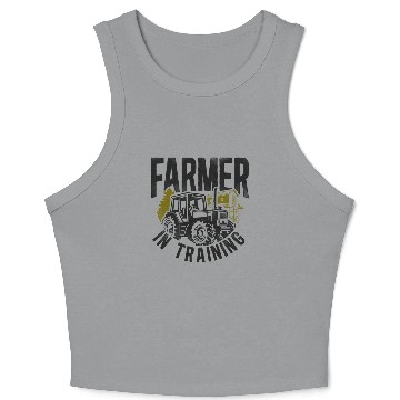 Discover Farming Farmer Tractor Vintage Crop Tank Top
