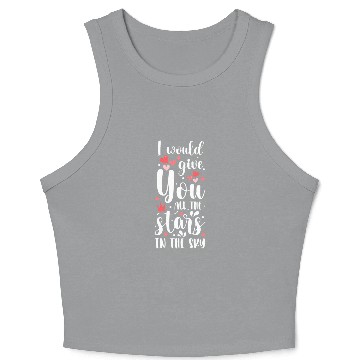 Discover Star Moon Wishes Crop Tank Top