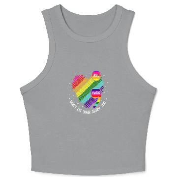 Discover You Matter Don't Let Your Story End Crop Tank Top