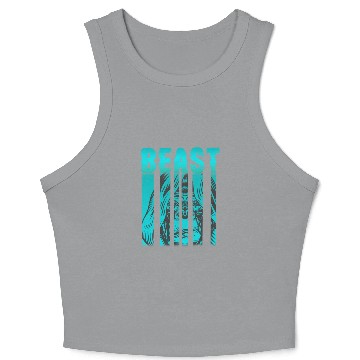 Discover Gorilla Beast boxing MMA UFC Crop Tank Top