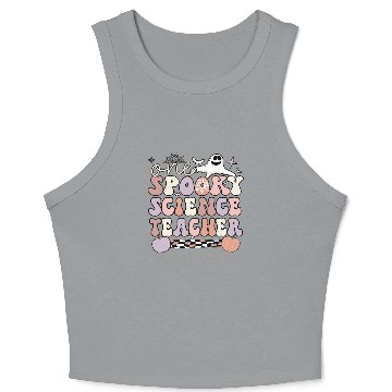 Discover Science Teacher Halloween Science Teaching Gift Crop Tank Top
