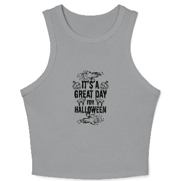 Discover Halloween creepy Crop Tank Top
