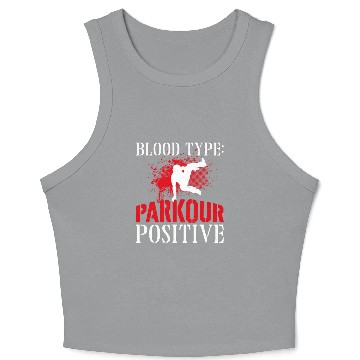 Discover Parkour Free Running Traceur Crop Tank Top
