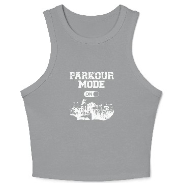 Discover Parkour Free Running Traceur Crop Tank Top