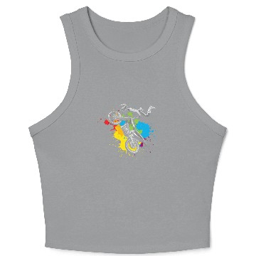 Discover Motocross Crop Tank Top