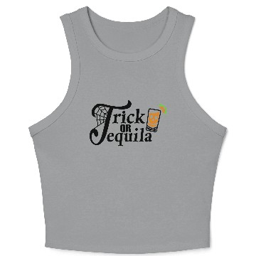 Discover Trick Or Tequila SVG Cut File Crop Tank Top