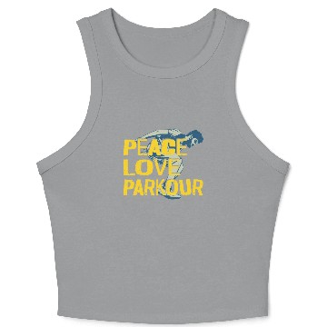 Discover Parkour Free Running Traceur Crop Tank Top