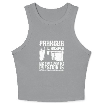 Discover Parkour Free Running Traceur Crop Tank Top