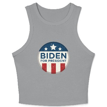 Discover Joe Biden For President Crop Tank Top