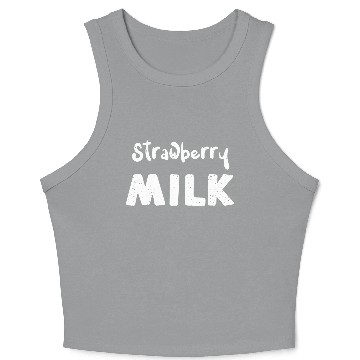 Discover Strawberry Milk - Cow Crop Tank Top