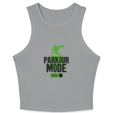 Discover Parkour Free Running Traceur Crop Tank Top