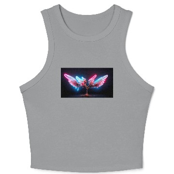 Discover Japan Neon Crop Tank Top