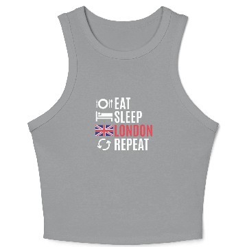 Discover London Crop Tank Top