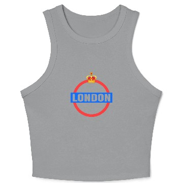 Discover London Crop Tank Top