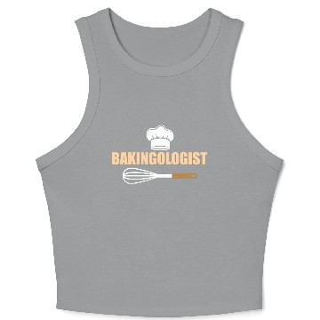 Discover Bakingologist Cookie Pastry Baking Cake Crop Tank Top