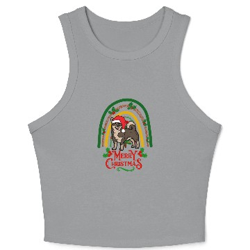 Discover Christmas Swedish Vallhund Crop Tank Top
