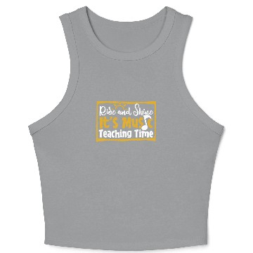 Discover Music Teacher Crop Tank Top