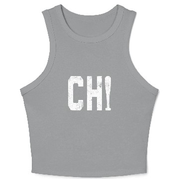 Discover Chicago Baseball Crop Tank Top