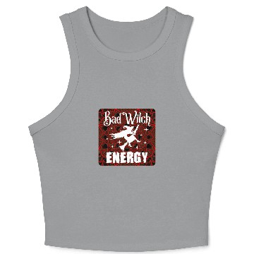 Discover Witchy Quote Bad Witch Celtic Mandala Crop Tank Top
