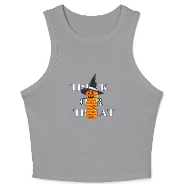 Discover Trick or Treat TV Crop Tank Top