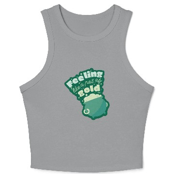 Discover feeling like a pot of gold Crop Tank Top