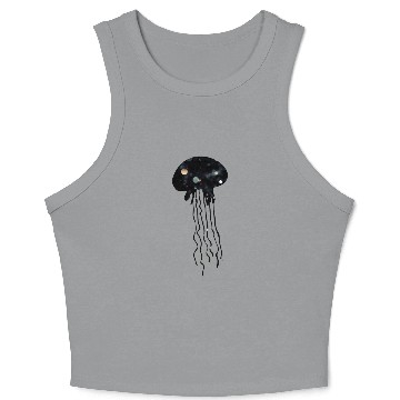 Discover Jellyfish Galaxy Crop Tank Top