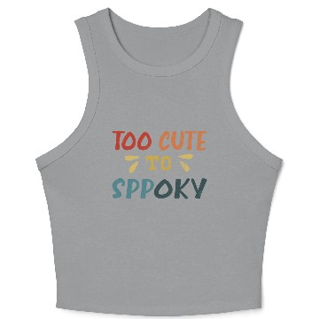 Discover happy halloween Crop Tank Top