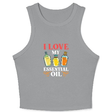 Discover Essential Oil Diffuser Peppermint Aromatherapy Crop Tank Top