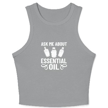 Discover Essential Oil Diffuser Peppermint Aromatherapy Crop Tank Top