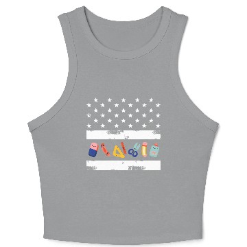 Discover Daycare Teacher Crop Tank Top