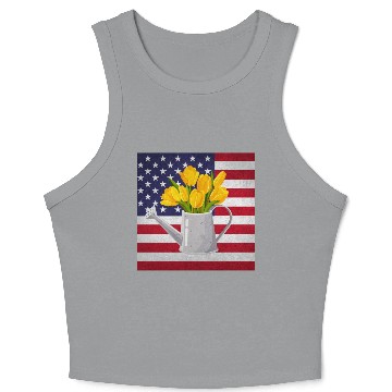 Discover Tulip Gardening Crop Tank Top