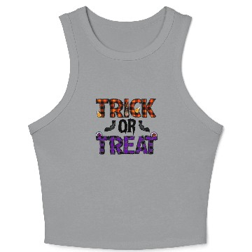 Discover Trick Or Treat Crop Tank Top