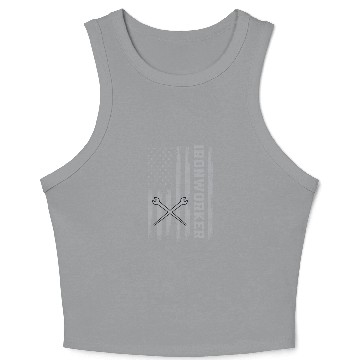 Discover American Ironworker Crop Tank Top