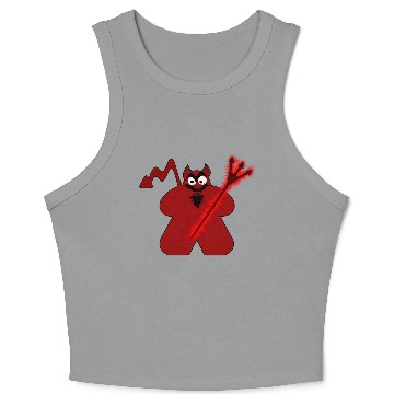 Discover Devil Meeple Crop Tank Top