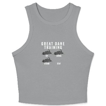 Discover Great Dane Training Crop Tank Top