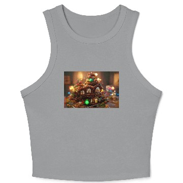 Discover Christmas 25 Crop Tank Top