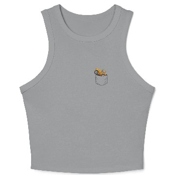 Discover Farming Farmer Pocket Tractor Crop Tank Top