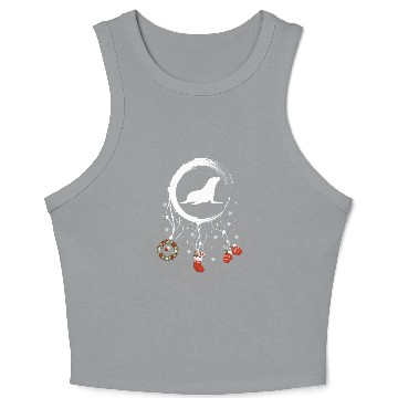 Discover Winter dreamcatcher Christmas Seal Crop Tank Top
