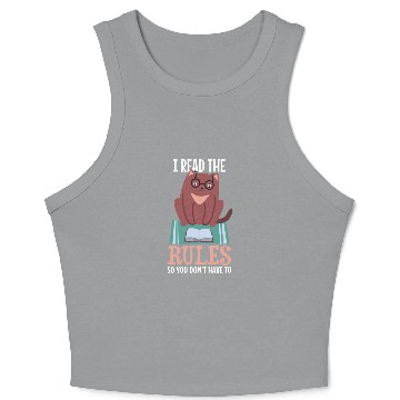 Discover Funny game evening board game design Crop Tank Top
