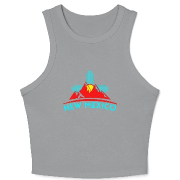 Discover Zia Sun New Mexico Crop Tank Top