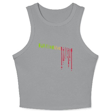 Discover planet over profit quote Crop Tank Top
