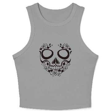 Discover Day Of The Dead Crop Tank Top