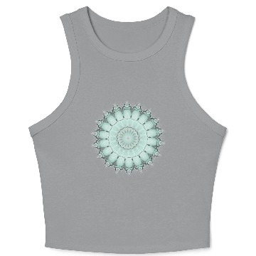 Discover Light Green Cool Sign Crop Tank Top