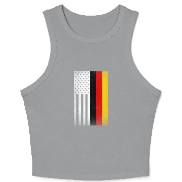 Discover Germany Design for proud German Americans Crop Tank Top