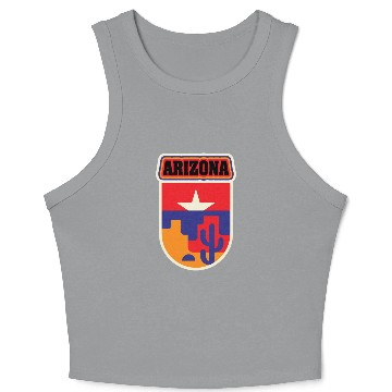 Discover US States Arizonna Crop Tank Top