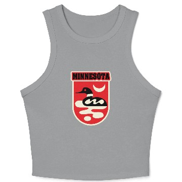 Discover US States MINNESOTA Crop Tank Top