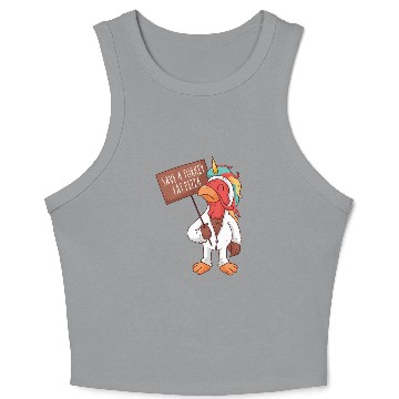 Discover Save A Turkey Eat Pizza Crop Tank Top