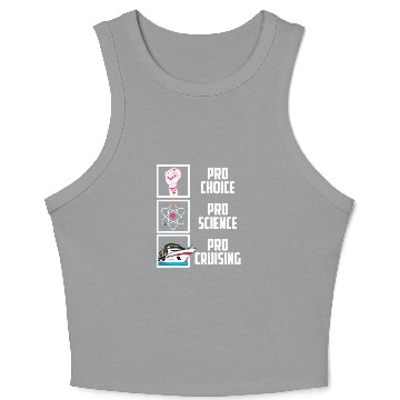Discover Pro Choice Pro Science Pro Cruising Cruise Ship Va Crop Tank Top