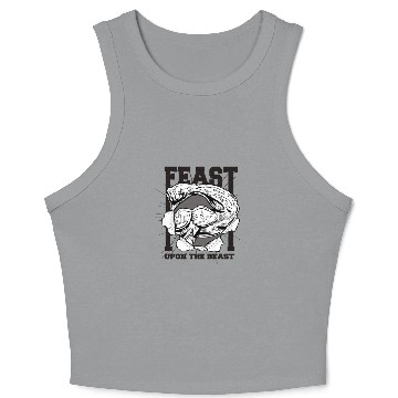 Discover Feast Upon The Beast Crop Tank Top