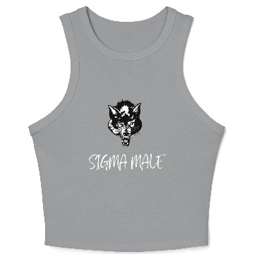Discover Lone Wolf Sigmamale Alfa Male Crop Tank Top